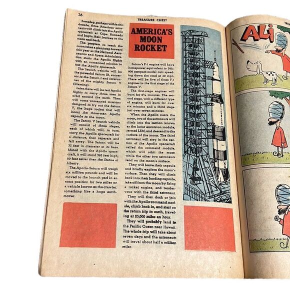 Treasure Chest Comic Book Vol. 21 #18 Vintage 1966 Fun & Fact Collectable - Picture 7 of 10